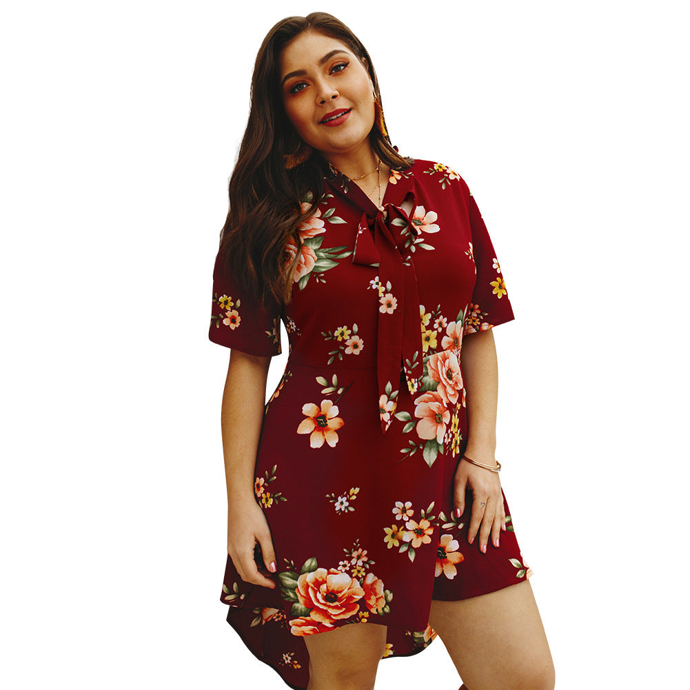 Vestido Estampado Charmoso, Elegância em Tamanhos Grandes
