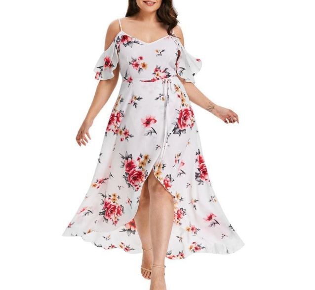 Vestido Estampado Charmoso, Elegância em Tamanhos Grandes