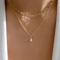 Colar em Camadas Banhado a Ouro 18K