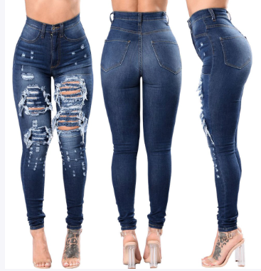 Skinny Ripped Jeans for Women