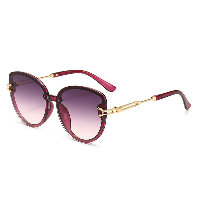 Óculos de Sol Cat Eye Degradê UV400