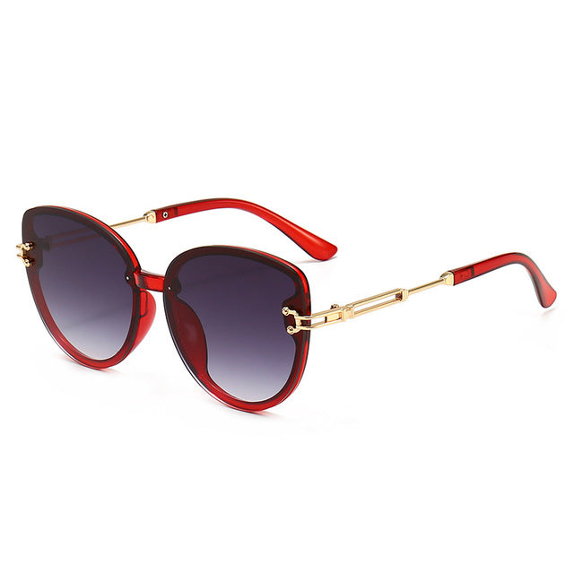 Óculos de Sol Cat Eye Degradê UV400