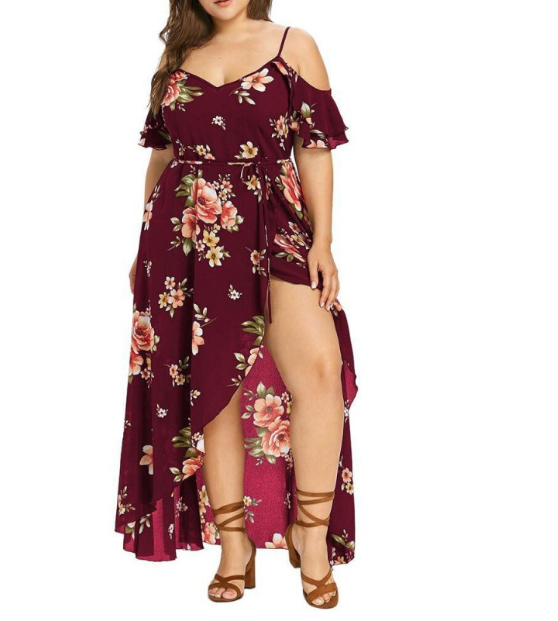 Vestido Estampado Charmoso, Elegância em Tamanhos Grandes
